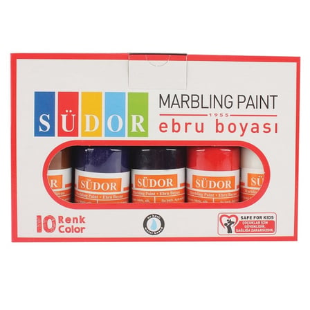 SÜDOR EBRU BOYASI 10 RENK KARIŞIK SD890