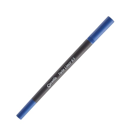CARETTA TWİNLINER 65/03 K.MAVİ ÇİFT UÇLU KALEM-(***1 ADET***)