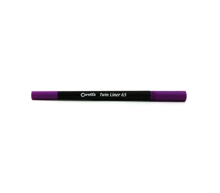 CARETTA TWİNLINER 65/44 MOR ÇİFT UÇLU JUMBO KALEM-(***3 ADET***)