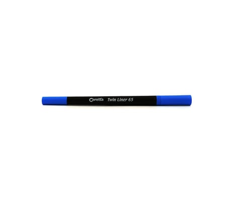 CARETTA TWİNLINER 65/07 A.MAVİ ÇİFT UÇLU KALEM-(***6 ADET***)