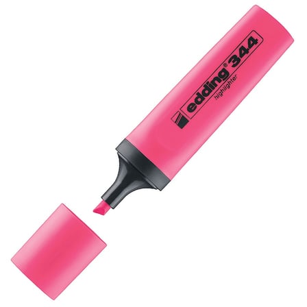 EDDİNG 344 PEMBE FOSFORLU KALEM-(***1 ADET***)