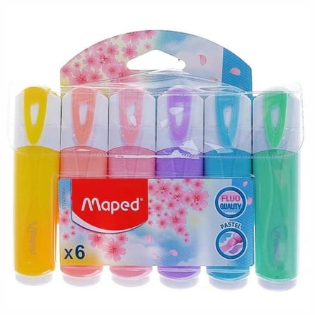 MAPED 742558 PASTEL RENKLER 6 LI FOSFORLU KALEM
