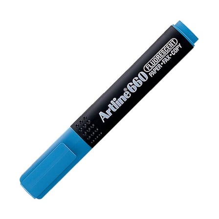 ARTLINE 660 FOSFORLU KALEM A.MAVİ A-EK-660-(***3 ADET***)