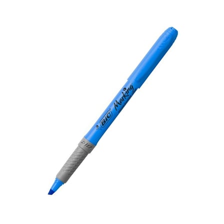 BİC BRITE LINER GRIP MAVİ FOSFORLU KALEM 811931-(***3 ADET***)