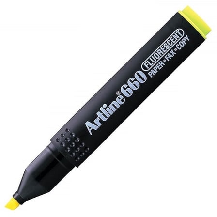 ARTLINE 660 FOSFORLU KALEM PASTEL SARI A-EK-660-(***6 ADET***)