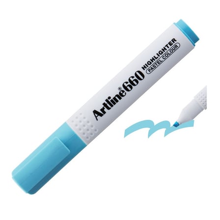 ARTLINE 660 FOSFORLU KALEM PASTEL MAVİ A-EK-660-(***9 ADET***)