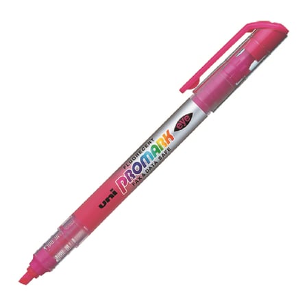 UNİ-BALL USP-105 PROMARK PEMBE FOSFORLU KALEM-(***1 ADET***)