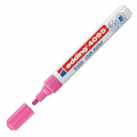 EDDİNG E-4095 PEMBE FOSFOR CAM KALEMİ