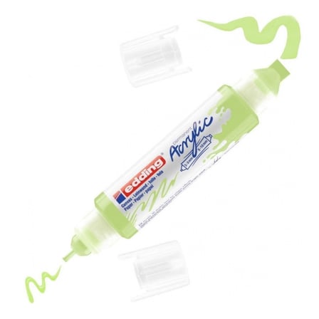 EDDİNG AKRİLİK 3D DOUBLE LINER PASTEL YEŞİL ED5400917
