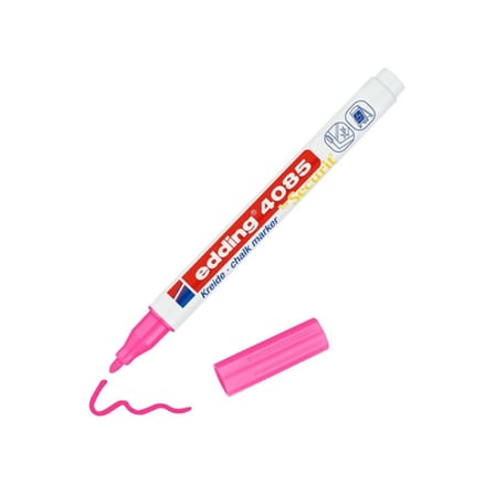 EDDİNG CAM KALEMİ FOSFORLU PEMBE (E-4085)