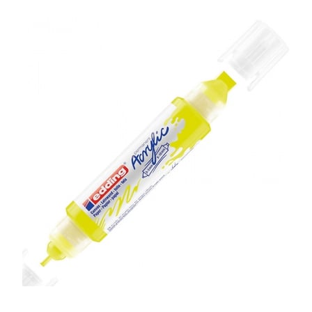 EDDİNG AKRİLİK 3D DOUBLE LINER FOSFORLU SARI ED5400065