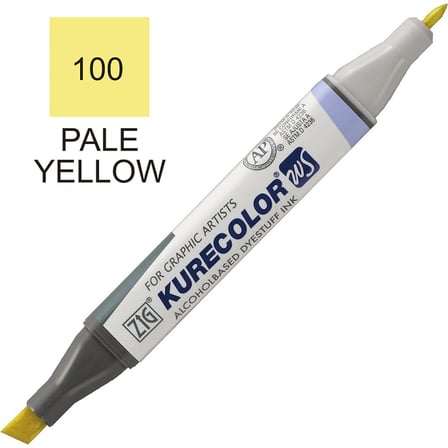 ZİG 100 PALE YELLOW KURECOLOR RÜTUŞ KALEMİ (ÇİFT UÇLU) KC-3000