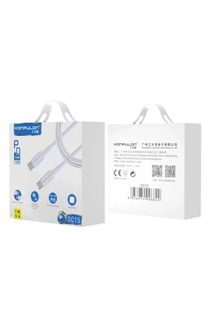 Konfulon DC15 Type-C to Type-C Kablo 1M 18W