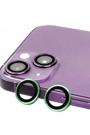 uryport Apple iPhone 15 Raze Metal Kamera Lens - Yeşil
