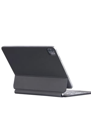 uryport Apple iPad Pro 13 (2024) Kılıf X9P Magic Manyetik Klavyeli Tablet Kılıfı - Siyah