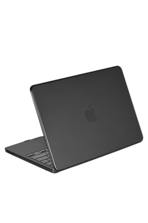 uryport Apple MacBook Neo Şeffaf Macbook Kapak - Siyah