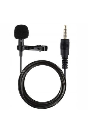 uryport 3.5mm Jak 1.5 Metre Double Mikrofon - Siyah