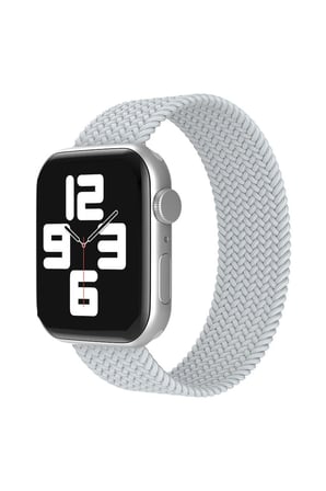 uryport Apple Watch 38mm Ayarlı Solo Silikon Kordon - Beyaz