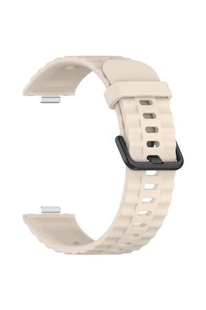 uryport Huawei Watch Fit 3 Klasik Kordon - Bej
