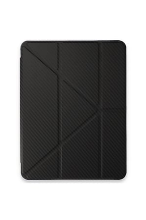 uryport Apple iPad Pro 13 (2024) Kılıf Color Karbon Tablet Kılıfı - Siyah