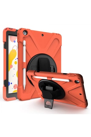 uryport Apple iPad 5 Air 9.7 Kılıf Amazing Tablet Kapak - Turuncu