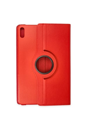 uryport Huawei MatePad SE 11 Kılıf 360 Tablet Deri Kılıf - Kırmızı