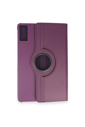 uryport Xiaomi Redmi Pad SE 4G Kılıf 360 Tablet Deri Kılıf - Mürdüm