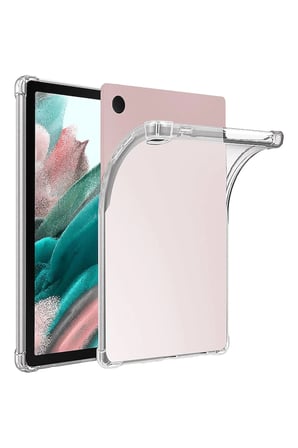 uryport Samsung Galaxy Tab A9 Kılıf Anti Shock Tablet Silikon - Şeffaf