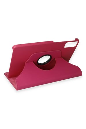 uryport Xiaomi Redmi Pad SE Kılıf 360 Tablet Deri Kılıf - Pembe