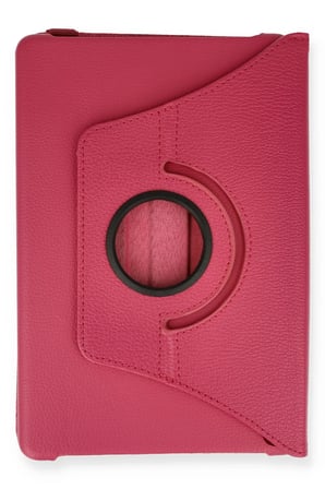uryport Lenovo Tab M10 TB328FU Kılıf 360 Tablet Deri Kılıf - Pembe