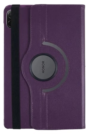 uryport Huawei Honor Pad X8A Kılıf 360 Tablet Deri Kılıf - Mürdüm