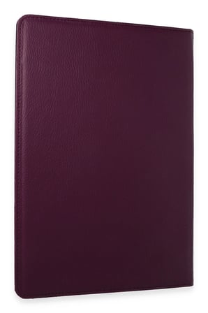uryport Samsung Galaxy X610 Tab S9 FE Plus 12.4 Kılıf 360 Tablet Deri Kılıf - Mürdüm