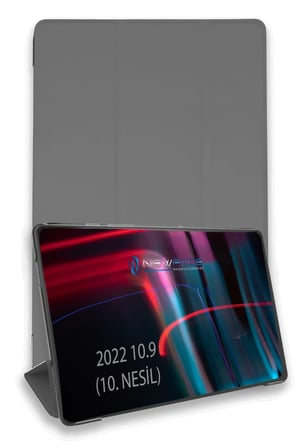 uryport Apple iPad 2025 10.9 10.nesil (A16) Kılıf Tablet Smart Kılıf - Koyu Gri
