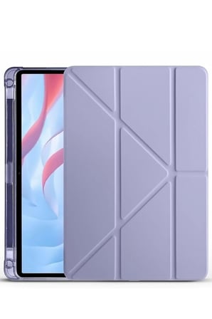 Uryport Huawei Honor Pad X9A Kalemlikli Mars Tablet Kılıfı - Lila