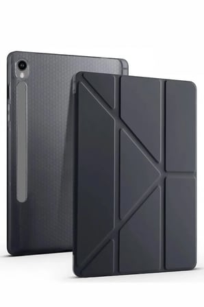 Uryport Samsung Galaxy Tab S10 Fe Plus 13.1 Kalemlikli Mars Tablet Kılıfı - Siyah