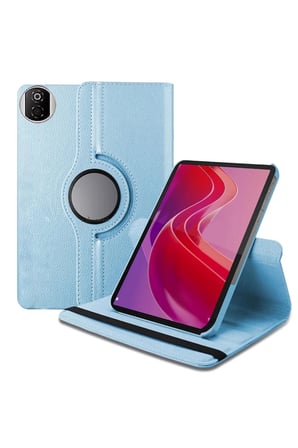 uryport Huawei Honor Pad X7 360 Tablet Deri Kılıf - Mavi