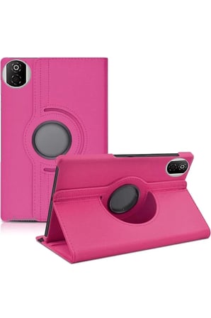 uryport Huawei Honor Pad X7 360 Tablet Deri Kılıf - Pembe