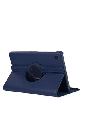 uryport Samsung Galaxy Tab A11 360 Tablet Deri Kılıf - Lacivert