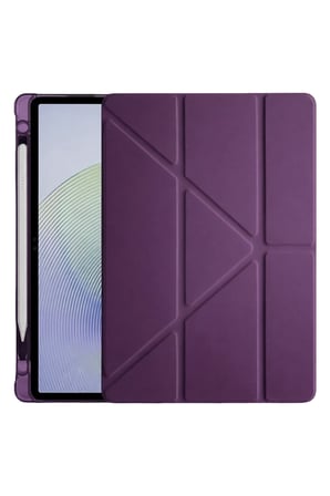 Uryport Xiaomi Redmi Pad 2 Kalemlikli Mars Tablet Kılıfı - Mürdüm