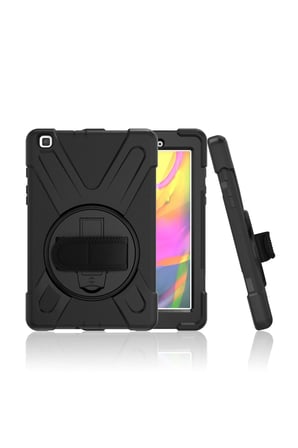 uryport Samsung Galaxy T290 Tab A 8 Kılıf Amazing Tablet Kapak - Siyah