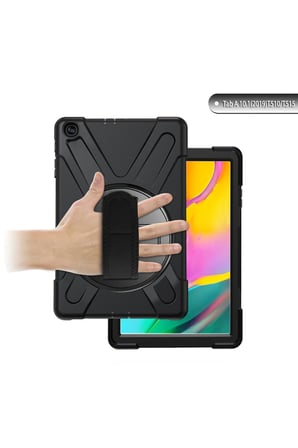 uryport Samsung Galaxy T510 Tab A 10.1 Kılıf Amazing Tablet Kapak - Siyah