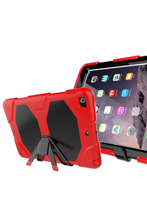 uryport Apple iPad 5 Air 9.7 Kılıf Griffin Tablet Kapak - Kırmızı