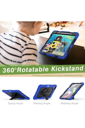 uryport Apple iPad Pro 11 (2020) Kılıf Pars Tablet Kapak - Mavi