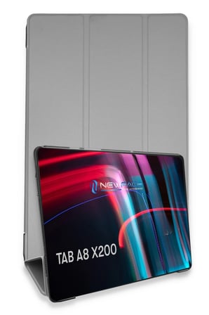 uryport Samsung Galaxy X200 Tab A8 10.5 Kılıf Tablet Smart Kılıf - Gri