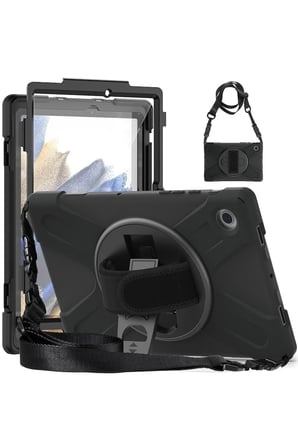 uryport Lenovo Tab M10 TB328FU Kılıf Amazing Tablet Kapak - Siyah