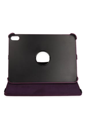 uryport Apple iPad 2025 10.9 10.Nesil (A16) Kılıf 360 Tablet Deri Kılıf - Mürdüm