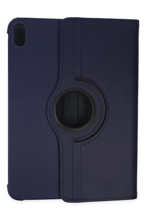 uryport Apple iPad 2025 10.9 10.Nesil (A16) Kılıf 360 Tablet Deri Kılıf - Lacivert
