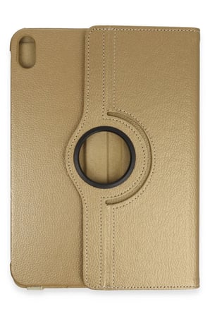 uryport Apple iPad 2025 10.9 10.Nesil (A16) Kılıf 360 Tablet Deri Kılıf - Gold