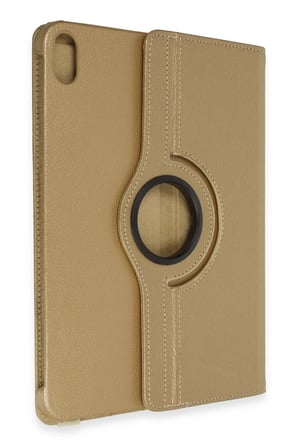 uryport Apple iPad 2025 10.9 10.Nesil (A16) Kılıf 360 Tablet Deri Kılıf - Gold