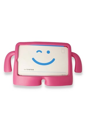 uryport Apple iPad Pro 11 (2021) Kılıf Karakter Tablet Silikon - Pembe